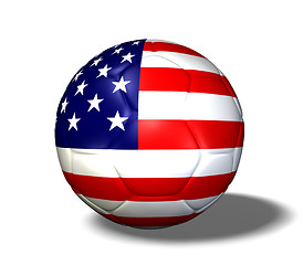 Image showing USA Soccerball