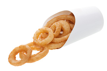 Image showing Onion Rings spill