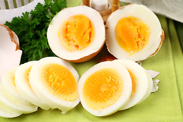 Image showing Hard Boiled Eggs