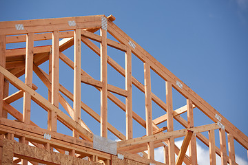 Image showing Abstract Home Construction Site