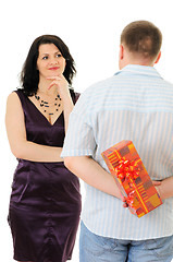 Image showing Gift to the woman