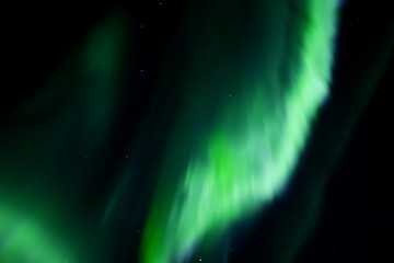 Image showing Colorful overhead aurora