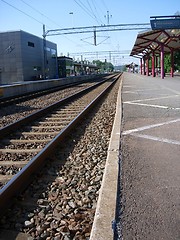 Image showing Railroad station