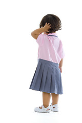 Image showing young girl with school uniform