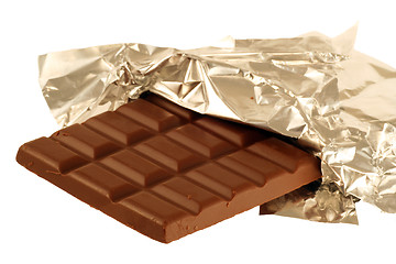 Image showing chocolate in foil