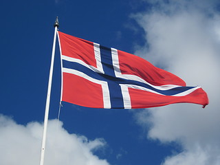 Image showing norwegian flag