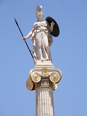 Image showing Athena statue