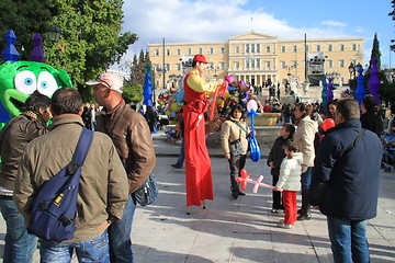 Image showing Christmas in Athens