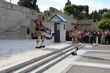 Image showing Evzones_Changing of the guard_Athens