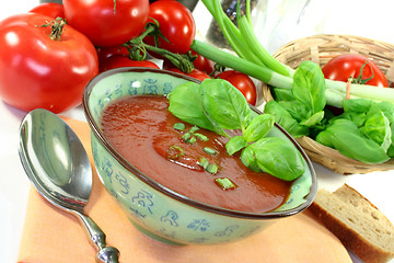 Image showing Tomato soup