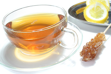 Image showing Lemon tea