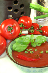 Image showing Tomato soup