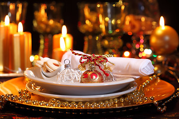 Image showing Luxury place setting