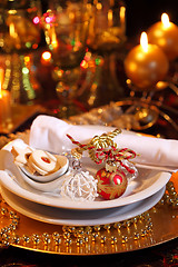 Image showing Luxury place setting