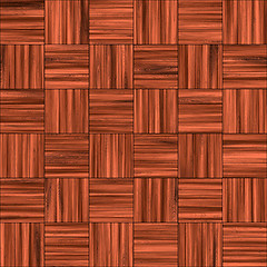 Image showing Checkered Wooden Floor
