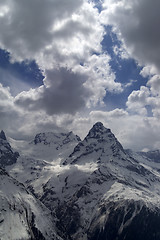 Image showing Caucasus. Dombay. Belalakaya.