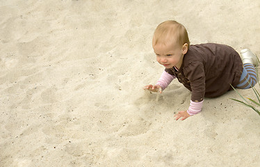 Image showing Child on beach