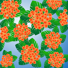 Image showing Seamless floral