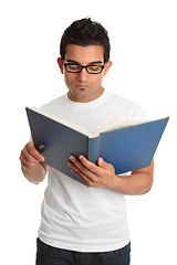 Image showing Man reading a book