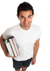 Image showing Happy male student