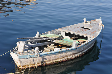 Image showing Old fisher boat