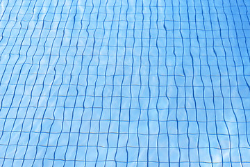 Image showing blue water texture at pool