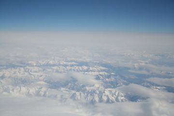 Image showing The Alps peaks