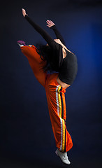Image showing Woman in dance move