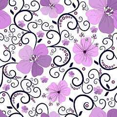 Image showing Seamless floral pattern