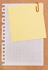 Image showing Note papers