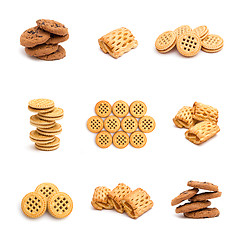 Image showing Collage of cookies