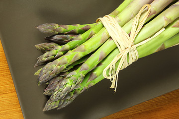 Image showing Bunch of asparagus