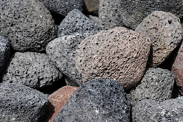 Image showing Closeup Volcanic Foam on the Market