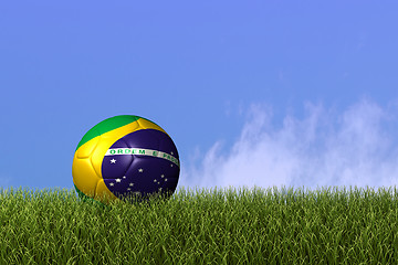 Image showing Brazil Soccer Ball