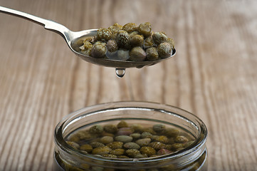 Image showing Capers On Spoon