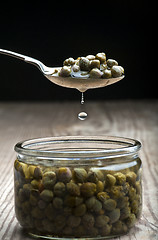 Image showing Spoonful Of Capers