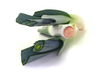 Image showing leeks