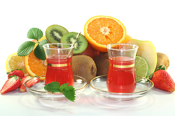 Image showing Fruit tea