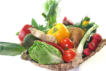 Image showing Vegetable basket