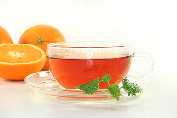 Image showing Orange tea