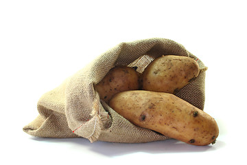 Image showing bag potatoes