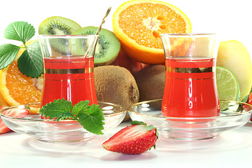 Image showing Fruit tea