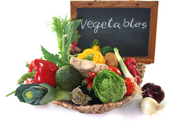 Image showing Vegetable market