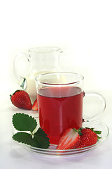 Image showing Strawberry cream tea