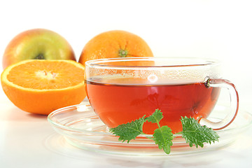 Image showing Orange tea