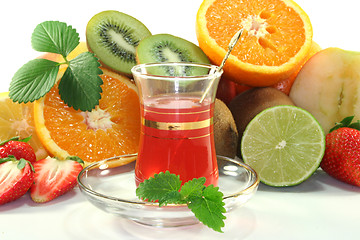 Image showing Fruit tea