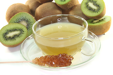 Image showing Kiwi tea
