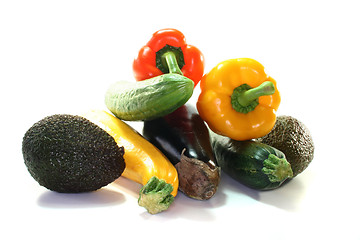 Image showing Mediterranean vegetable mix