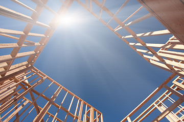 Image showing Construction Framing Abstract
