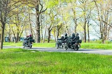 Image showing Motorcyclists